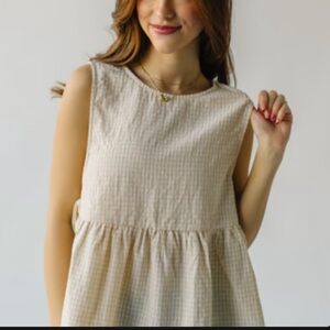 Piper and Scoot Novesta Side Ruffle Blouse